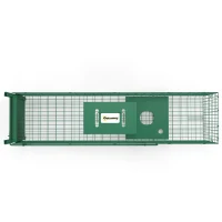 Outsunny Käfig für Schädlinge 1 Eingang dim. 100L x 25B x 28H cm dunkelgrün(m-5)