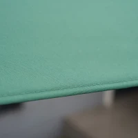 Outsunny Neigbarer rechteckiger Sonnenschirm aus Aluminium Polyester Hochdichte 3 x 2 m Grün(m-4)