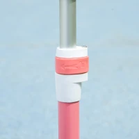 AIYAPLAY Kinder Tretroller 3 LED-leuchtende Räder Höhenverstellbarer TPE-Lenker Hinterrad-Reibungsbremse von 2 bis 6 Jahren in Rosa(m-4)
