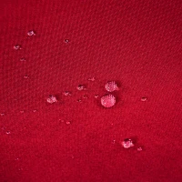 Outsunny Gartenschirm Rechteckiger neigbarer Sonnenschirm aus Aluminium, Metall und hochdichtem Polyester mit einem Durchmesser von 2 m in Rot(m-5)