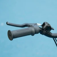 HOMCOM Elektrischer Tretroller 120 W klappbar für Kinder 7-14 Jahre 12 km/h max. Reichweite 10 km max. blau(m-5)