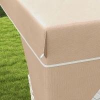 Outsunny Pavillon Gartenpavillon Pop-Up, faltbar 3 x 3 m mit Rolltasche, höhenverstellbar(m-5)