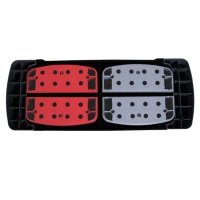 HOMCOM Stepper Fitness Aerobic Stepper Höhenverstellbar Rutschfeste Oberfläche 78x29x20 cm(m-5)