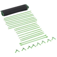 Outsunny Tenda da Coltivazione Idroponica in Mylar e Oxford 600D per Riflettere la Luce grow box grow tenda 60x60x140 cm(m-14)