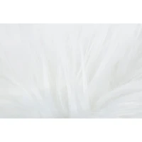 Homcom Kunstfell  80 x 55 x 6,1 cm Weiß(m-2)