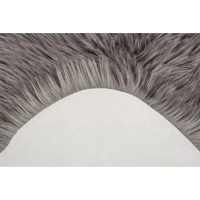 Homcom Kunstfell  80 x 55 x 6,1 cm Taupe(m-3)