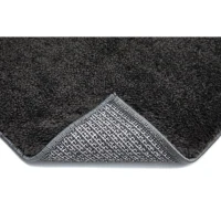 Homcom Teppich mit mit Hoch-Tief-Struktur 150 x 80 x 2,1 cm Anthrazit(m-3)