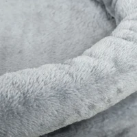 PawHut Ansamblu pentru pisici cu stalpi din sisal, pat si 2 case cu tapiterie de plus, 59x39x83cm, gri(m-11)