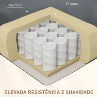 HOMCOM Poltrona de Massagem Reclinável com 2 Zonas de Massagem 8 Programas e 5 Níveis de Intensidade 68x88x98 cm Cinzento(m-6)