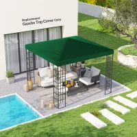 Outsunny Copertina Foisor 298×298 cm Verde(m-2)