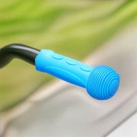 SPORTNOW Trotinete Elétrica Dobrável para Crianças 120 W Autonomia 6 km e Máximo 10 km/h com Travão Luzes LED 74x52x83-87 cm Azul(m-9)