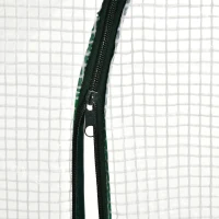 Outsunny Szklarnia przechodnia, 1,80 x 1,00 x 1,68 m, szklarnia foliowa, wytrzymała folia, Biała(m-7)