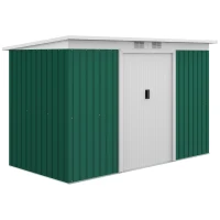 Outsunny 4ft x 9ft Steel Garden Tool Shed(m-1)