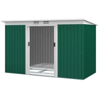 Outsunny 4ft x 9ft Steel Garden Tool Shed(m-10)