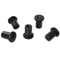 HOMCOM 200cm Binario per Porta Scorrevole Kit Accessori con Binario e Rulli Portata 100kg Acciaio al Carbonio 200×4×0.6cm(m-6)