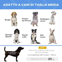 PawHut Cuccia Lettino per Cani Rialzato Pieghevole per Interno ed Esterno in Metallo e Tessuto Oxford, 76x61x18 cm, Blu(m-4)