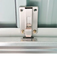 Outsunny 5' x 3' Metal Storage Shed, Garden Tool House with Double Doors for Backyard, Patio(m-8)