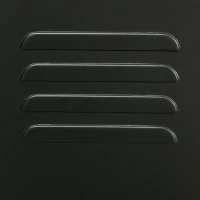 HOMCOM TV Stand TV Stand for 55'' TVs with 2 Cupboards Adjustable Feet Black Metal Frame Natural Wood Top 150 x 40 x 50 cm(m-9)