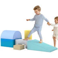 AIYAPLAY  Foam Building Blocks - Educational Games - Motor Skills Module - Certified EN71-1-2-3 Standards - PU 20D Foam(m-11)