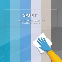 HOMCOM 7PCS Baby Motor Skills Module Baby Motor Skills Course in EPE Foam for Preschoolers, Multicolor(m-5)