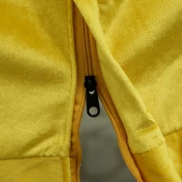 HOMCOM Poltrona Sala de Estar com Apoio para os Pés Poltrona Relax para Leitura com Bolsos Laterais 80x78x100 cm Amarelo(m-9)