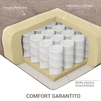 HOMCOM Poltrona Relax Reclinabile fino a 168° con Poggiapiedi, 67x83x107 cm, Grigia(m-5)