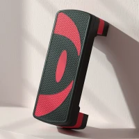 HOMCOM Stepper Aerobiczny, Regulowany, Do Użycia Wewnętrznego i Zewnętrznego, Nośność do 150 kg, 80 x 31 x 10-20 cm, Czerwony(m-8)