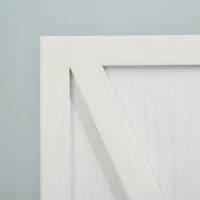 HOMCOM Paravan Interior cu 4 Panouri Pliabile din Lemn, 182x170 cm, Alb(m-7)