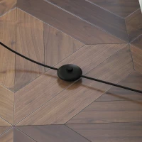 HOMCOM vloerlamp staande lamp met 3 planken(m-10)