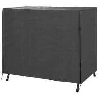 Outsunny Housse de protection pour balancelle de jardin housse de balancelle de jardin toile oxford 177 x 114 x 152 cm gris foncé