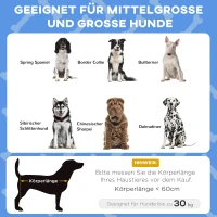 PawHut Hundebett mit Dach, atmungsaktiv, wasserabweisend, bis 30 kg, 91 x 76 x 89 cm, Dunkelblau(m-4)