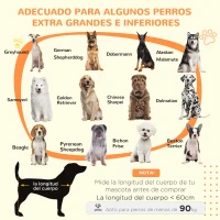 PawHut Jaula para Perros Grandes 2 en 1 Mesa Auxiliar con Puertas con Pestillo Ventanas y Patas Ajustables 114x60x82 cm Gris(m-4)