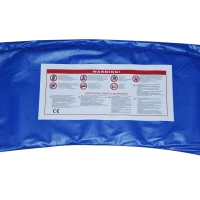 HOMCOM Cubierta de Protección Acolchada Borde de Seguridad para Trampolines Cama Elástica con Diámetro Ø305 cm Azul(m-8)