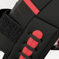 SPORTNOW Manopla de Boxeo Paos Muay Thai MMA Curvadas para Entrenamiento Karate Taekwondo Kickboxing Training Negro(m-9)