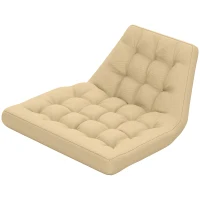 Outsunny Sitzkissen, Außensitzkissen für Hängekorb und Schaukelstühle, Outdoor-Polsterkissen, Beige(m-1)