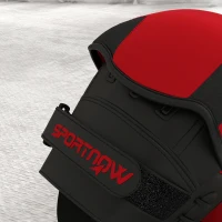 SPORTNOW Manopla de Boxeo Paos Muay Thai MMA Curvadas para Entrenamiento Karate Taekwondo Kickboxing Training Rojo(m-8)