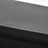 Outsunny Hollywoodschaukel, 2-Sitzer Gartenschaukel mit verstellbarem Dach, bis 220 kg belastbar, 145 x 116 x 172 cm, Dunkelgrau(m-7)