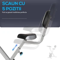 Soozier Bicicleta de Camera Pliabila – Reglabila, 8 Nivele Rezistenta(m-6)