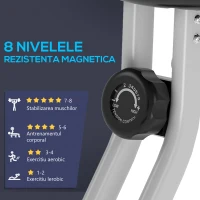 Soozier Bicicleta de Camera Pliabila – Reglabila, 8 Nivele Rezistenta(m-8)