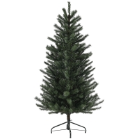 HOMCOM Sapin de Noël artificiel 180 cm Arbre de Noël avec support en acier pliable, 467 Branches, décoration de Noël, Vert