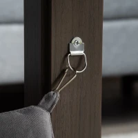 PawHut Table d'appoint pour chat maison chat meuble chat table d'appoint centre d'activités avec hamac et griffoirs - 79 x 59 x 45,5 cm gris(m-8)