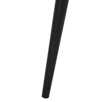 HOMCOM Set di 2 Sedie Sala da Pranzo, Sedie Cucina Moderne con Schienale a Conchiglia e Gambe in Metallo, Sedia in Velluto con Imbottita per Cucina, Camera da Letto, Ufficio e Soggiorno, Rosso(m-8)