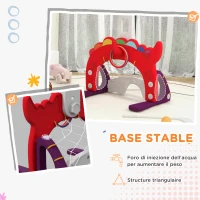 AIYAPLAY Panier de basket-ball pour enfants, hauteur réglable, 5 en 1 lancer de balles, golf, football jeu de lasso, 3-6 ans(m-7)