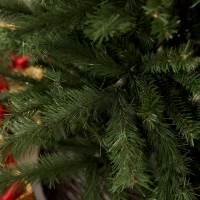 HOMCOM Sapin de Noël artificiel 180 cm Arbre de Noël avec support en acier pliable, 467 Branches, décoration de Noël, Vert(m-9)