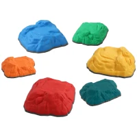 AIYAPLAY Balance Stepping Stones for Kids with Non-Slip Bottom, Indoor Outdoor Obstacle Course for Ages 3-8 Years, Multicoloured(m-11)