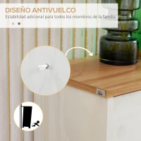 HOMCOM Zapatero Moderno con 3 Cajones Abatibles para 12 Pares de Zapatos para Pasillo Entrada 70x23,5x122 cm Blanco(m-7)