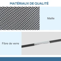 HOMCOM Lot de 2 cages de football système Pop Up avec sac de transport et piquets de fixation(m-5)