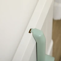 PawHut Bac à litière pour chat maison de toilette avec pelle et 2 désodorisants inclus dim. 40 x 50 x 40 cm - blanc(m-7)