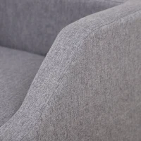 PawHut Hundesofa Katzensofa Haustier Sofastil skandinavisch Holzfüße Stoffbezug abnehmbar 75 x 55 x 39 cm - Grau(m-4)