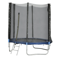 SPORTNOW Outdoor-Trampolin mit Sicherheitsnetz Ø180 cm für Kinder und Erwachsene